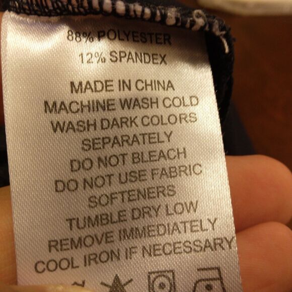 FootJoy FJ golf polo shirt mens 2XL XXL blue polka dot all over performance - Picture 8 of 9